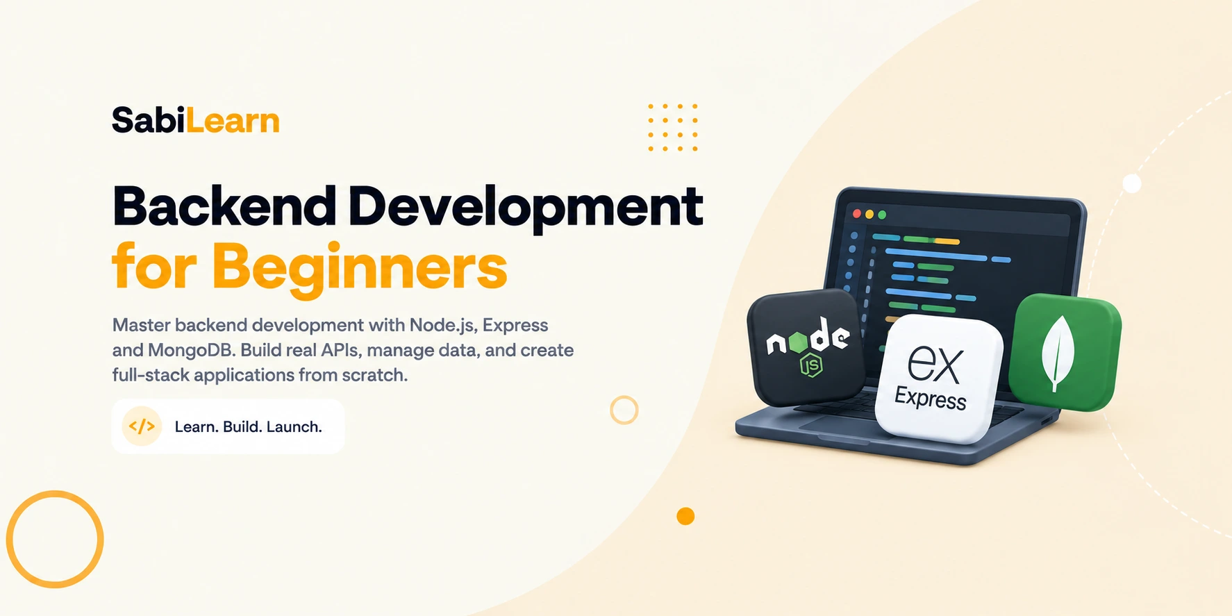 Backend Development for Beginners: Node.js, Express & MongoDB